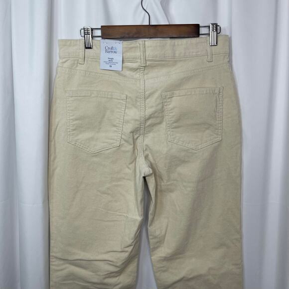 Croft & Barrow slacks jeans pants women's 10 chinos off white tags attached - Picture 6 of 16